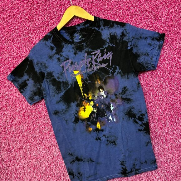 Prince and the Revolution Purple Rain Soul Rock Tie Dye S - Picture 3 of 4